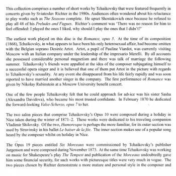 CD Pyotr Ilyich Tchaikovsky: Piano Music (Including From ‘The Seasons’)