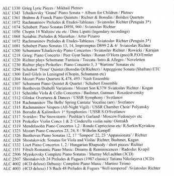 CD Pyotr Ilyich Tchaikovsky: Piano Music (Including From ‘The Seasons’)