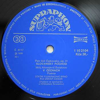 LP Pyotr Ilyich Tchaikovsky: Slovanský Pochod / V Čechách / Kamarinská / Ruské Velikonoce