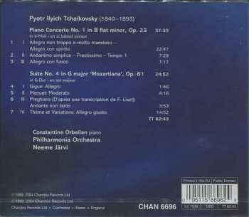 CD Pyotr Ilyich Tchaikovsky: Piano Concerto No. 1 / 'Mozartiana' Suite