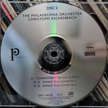 2CD Pyotr Ilyich Tchaikovsky: Romeo And Juliet • String Serenade • Francesca Da Rimini • Brass Quintets Nos. 1 & 3
