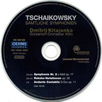 8CD/Doos Pyotr Ilyich Tchaikovsky: Sämtliche Symphonien