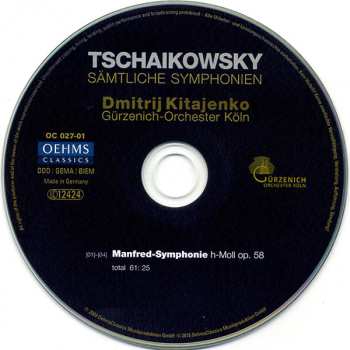 8CD/Doos Pyotr Ilyich Tchaikovsky: Sämtliche Symphonien