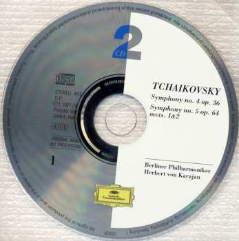2CD Pyotr Ilyich Tchaikovsky: Symphonies 4, 5 & 6 "Pathétique"