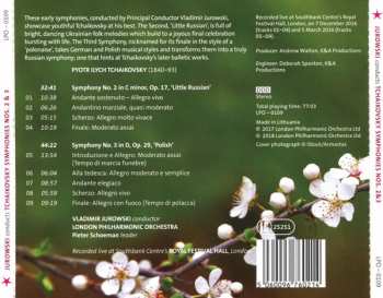 CD Pyotr Ilyich Tchaikovsky: Symphonies No. 2 & 3