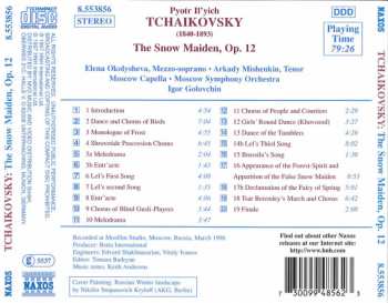CD Pyotr Ilyich Tchaikovsky: The Snow Maiden, Op. 12 (Complete incidental music)