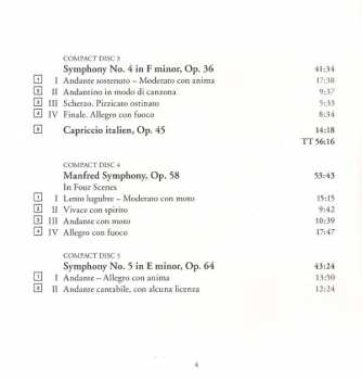 6CD/Doos Pyotr Ilyich Tchaikovsky: The Symphonies