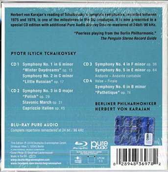 4CD/Doos/Blu-ray Pyotr Ilyich Tchaikovsky: Symphonies 1-6