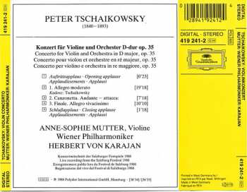 CD Pyotr Ilyich Tchaikovsky: Violinkonzert