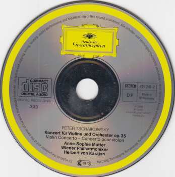 CD Pyotr Ilyich Tchaikovsky: Violinkonzert