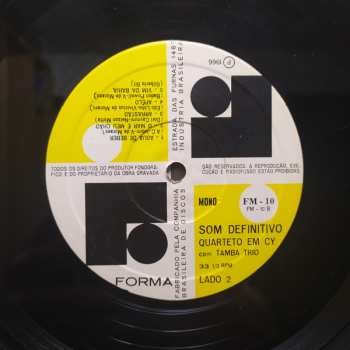 LP Quarteto Em Cy: Som Definitivo
