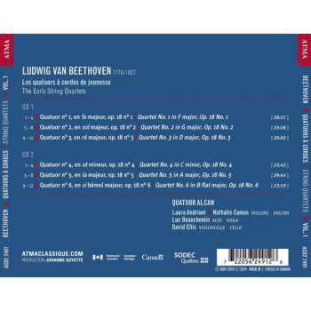 2CD Quatuor Alcan: Beethoven: Quatuors à Cordes - Volume 1