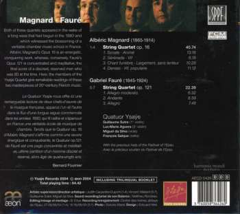 CD Gabriel Fauré: String Quartets
