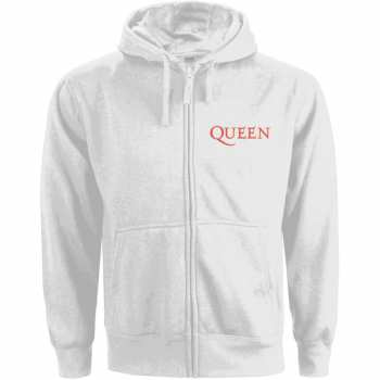 Merch Queen: Dames Hoodie Met Rits Classic Crest 