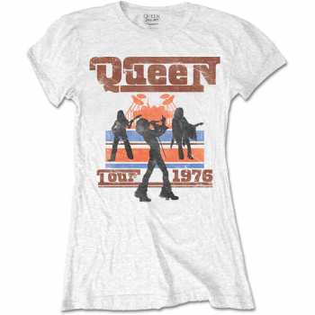 Merch Queen: Dames T-shirt 1976 Tour Silhouettes 