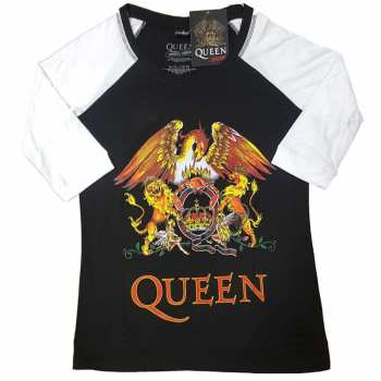 Merch Queen: Dames T-shirt Classic Crest 