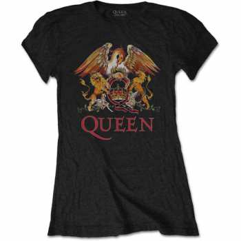 Merch Queen: Dames T-shirt Classic Crest 