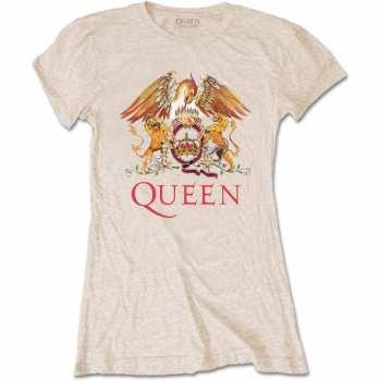 Merch Queen: Dames T-shirt Classic Crest 