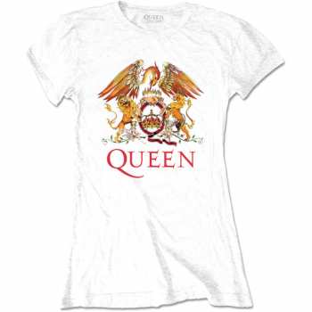 Merch Queen: Dames T-shirt Classic Crest 