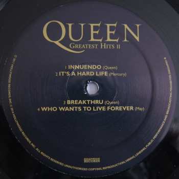 2LP Queen: Greatest Hits II