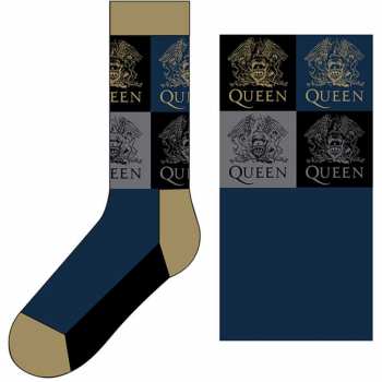 Merch Queen: Enkelsokken Crest Blocks 