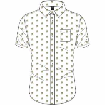 Merch Queen: Casual Overhemd Crest Pattern 