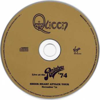2CD Queen: Live At The Rainbow '74 DLX | DIGI