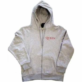 Merch Queen: Hoodie Met Rits Classic Crest 