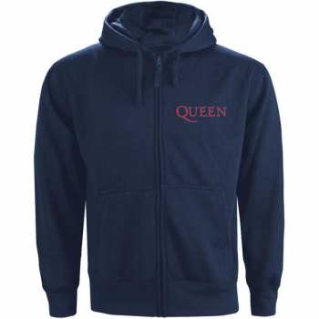 Merch Queen: Hoodie Met Rits Classic Crest 