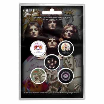 Merch Queen: Set Badges Early Albums 