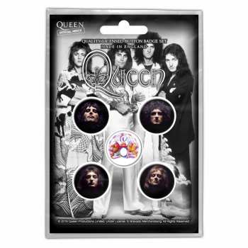 Merch Queen: Set Badges Faces 