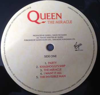LP Queen: The Miracle LTD