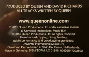 LP Queen: The Miracle LTD