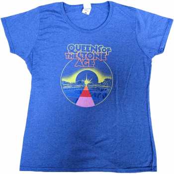 Merch Queens Of The Stone Age: Dames T-shirt Warp Planet