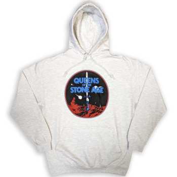 Merch Queens Of The Stone Age: Hoodie Branca Sword