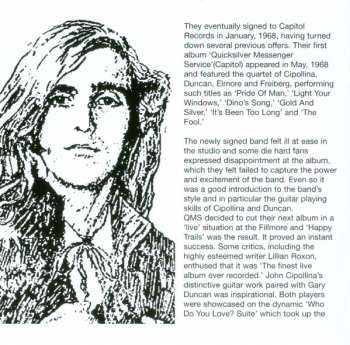 CD Quicksilver Messenger Service: Happy Trails