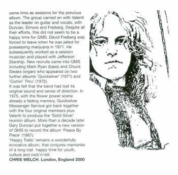 CD Quicksilver Messenger Service: Happy Trails