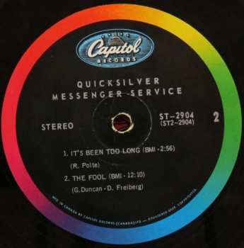 LP Quicksilver Messenger Service: Quicksilver Messenger Service