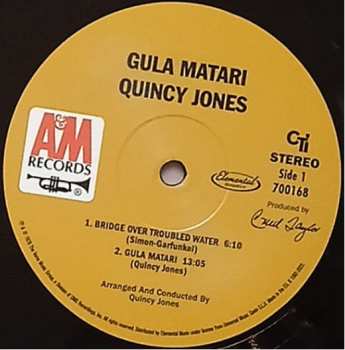 LP Quincy Jones: Gula Matari LTD