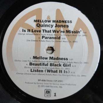 CD Quincy Jones: Mellow Madness