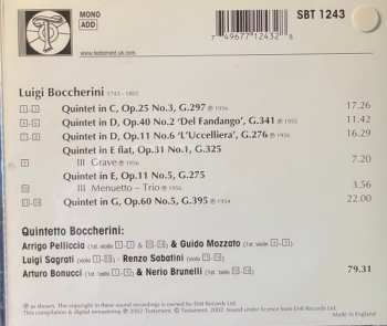 CD Luigi Boccherini: Quintets, Vol.1