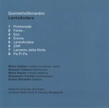 CD QuintettoGhirardini: LentoAndare