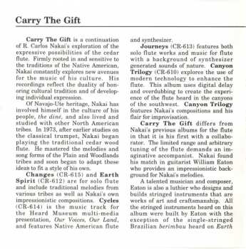 CD R. Carlos Nakai & William Eaton: Carry The Gift