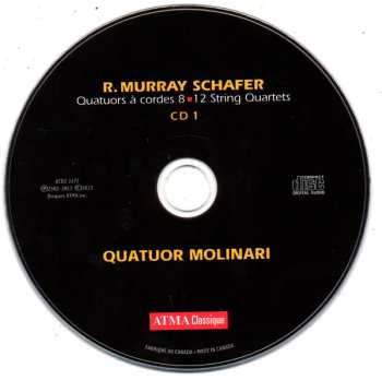 2CD Quatuor Molinari: Quatuors À Cordes 8 ▪ 12 String Quartets