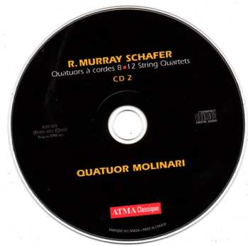 2CD Quatuor Molinari: Quatuors À Cordes 8 ▪ 12 String Quartets