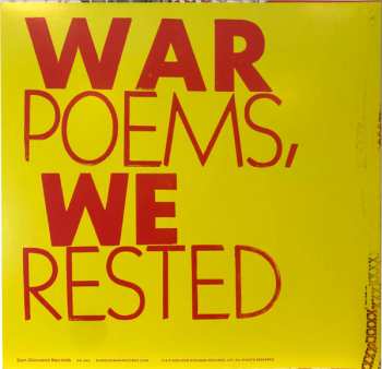 LP R. Ring: War Poems, We Rested LTD | CLR