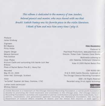 2CD Scottish Chamber Orchestra: Scottish Fantasies For Violin And Orchestra