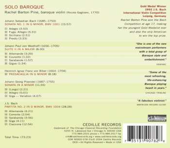 CD Rachel Barton Pine: Solo Baroque