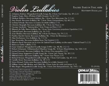 CD Rachel Barton Pine: Violin Lullabies