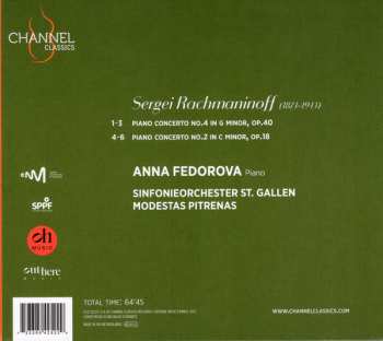 CD Sergei Vasilyevich Rachmaninoff: Piano Concertos Nos. 2 & 4